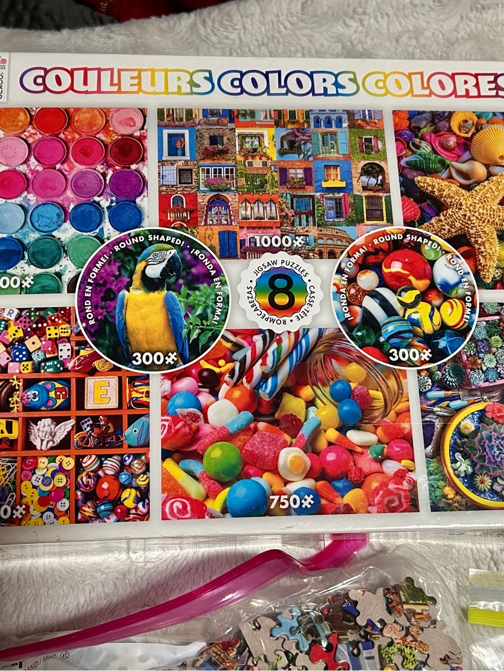 8-Scene Colorful Puzzle Set complete - Picture 3 of 16